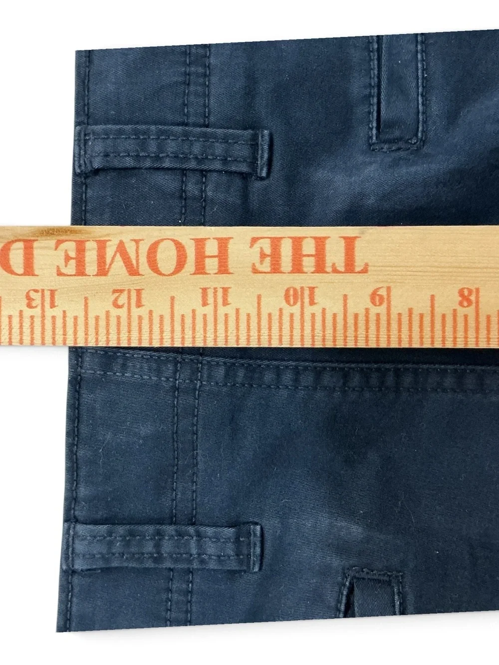 Dip Men’s Flat Front Navy Blue Chino Shorts - Size 34 (Like New)